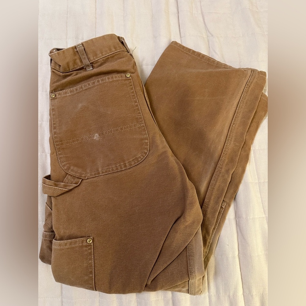 Vtg 1989 Carhartt Double Knee B01 Pants | 100 Yr Centennial | Union Made USA - Picture 6 of 7